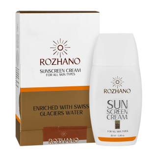 کرم ضد آفتاب مناسب انواع پوست با spf 50 حجم 50 میلی لیتر روژانو