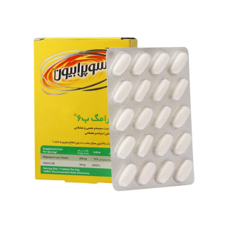 قرص سیترامگ B6 بسته 60 عددی سوپرابیون - 01
