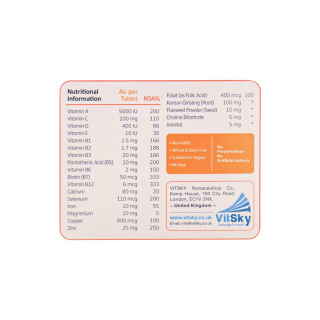 قرص مولتی دی ویت اسکای مدل Daily Fresh بسته 30 عددی - 01