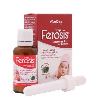 قطره Ferosis حجم 30 میلی لیتر ویواکیدز - 01