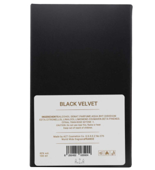 ادو پرفیوم مردانه زیفوید مدل Black Velvet حجم 100 میلی لیتر - 04
