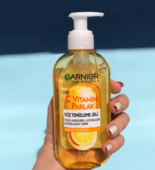 ژل شستشوی صورت مدل Vitamin C حجم 200 میل گارنیر - 03