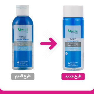محلول پاک کننده آرایش دوفاز 100میل وچه - 01