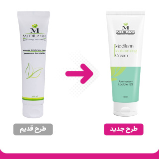 کرم مرطوب کننده قوی آمونیوم لاکتات 12 درصد حجم 100 میل مدیلن - 01
