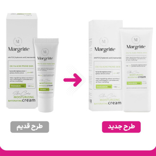 کرم مرطوب کننده و آبرسان قوی مناسب پوست چرب و مستعد آکنه حجم 50 میلی لیتر مارگریت - 01