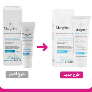 کرم مرطوب کننده و آبرسان قوی مناسب پوست خشک و نرمال حجم 50 میلی لیتر مارگریت - 01