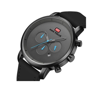 ساعت عقربه ای مردانه مینی فوکوس کد MF0102BK - 01