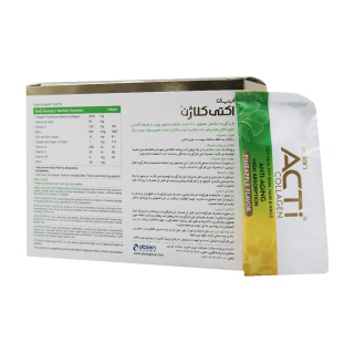 ساشه اکتی کلاژن با طعم آناناس بسته 20 عددی ابیان دارو - 01