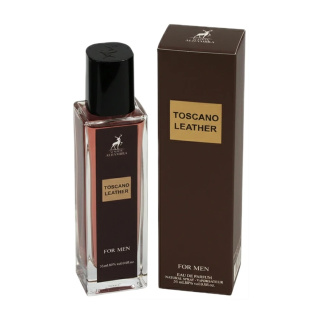 عطر جیبی مردانه مدل Toscano Leather حجم 35 میلی لیتر الحمبرا - 02