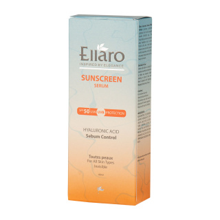 سرم ضد آفتاب بی رنگ با SPF50 مناسب انواع پوست حجم 40 میلی لیتر الارو - 01