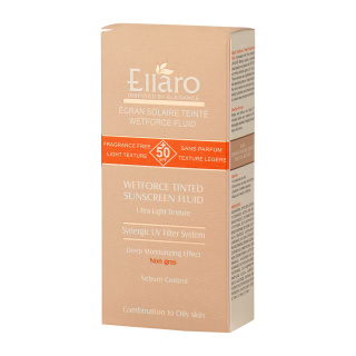 فلوئید ضد آفتاب رنگی مدل Wetforce با SPF50 مناسب پوست مختلط تا چرب حجم 50 میلی لیتر الارو - 02