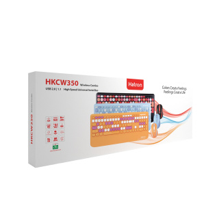کیبورد و موس بی سیم HKCW350 هترون - 04