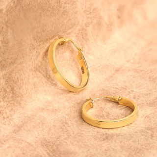 گوشواره طلا 18 عیار مدل کارتیه لاو کلیپسی 3 - 01